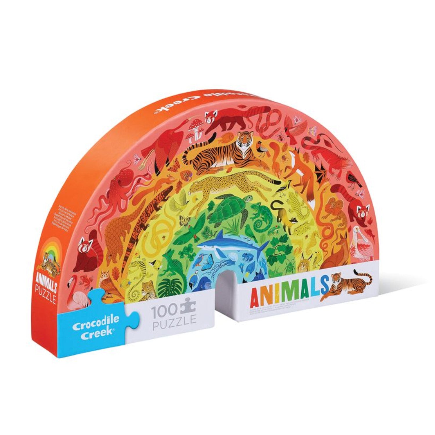Rainbow Animals 100-PIece Floor Puzzle
